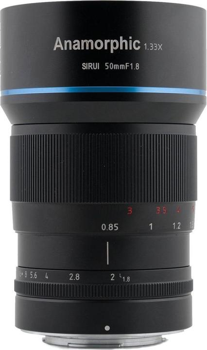 Sirui 50mm f1.8 Anamorphes Objektiv, E-Mount (Sony E, APS-C / DX)