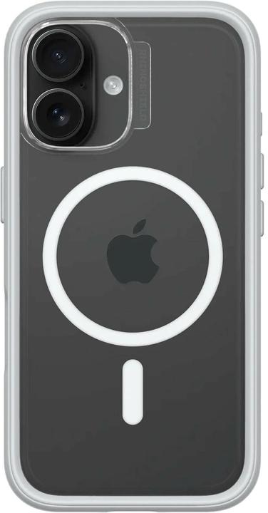 Actual product image RhinoShield Mod NX MagSafe iPhone 16 Platinum Gray, drop-proof (Apple iPhone 16)
