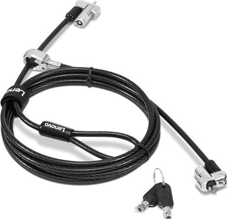 Actual product image Lenovo Kensington NanoSaver Double Head Cable Lock 2.0
