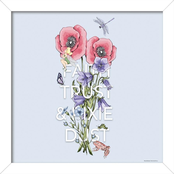 Produktbild Disney Gerahmter Kunstdruck Tinker Bell Quote I