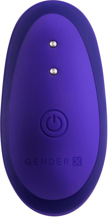Actual product image Gender X X Anybody'S Anal Plug Purple 11.4 cm