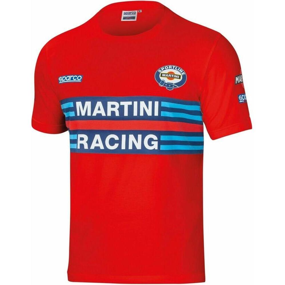 Sparco Rosso Abbigliamento Da Racing, Maglietta Martini Racing Replica (Xl)