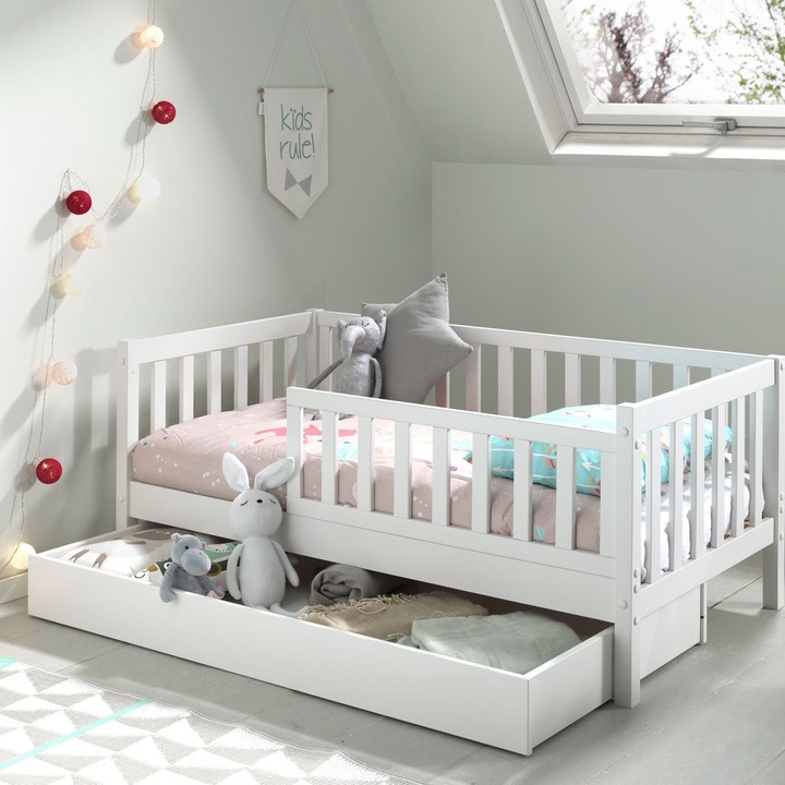 Actual product image Vipack Junior bed Peuterbed 70 x 140 cm incl. pull-out box (70 x 140 cm)