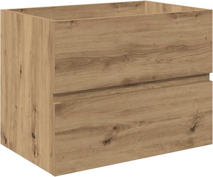Produktbild vidaXL Waschbeckenunterschrank mit Einbaubecken und Wasserhahn Bad Waschtisch
