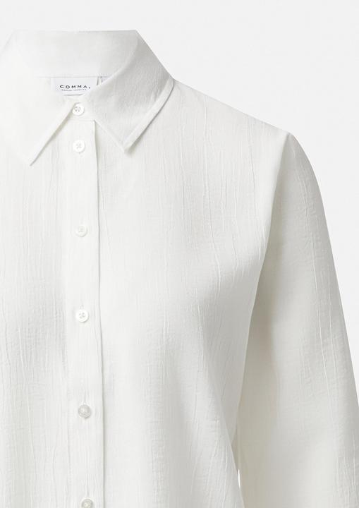 Immagine prodotto Comma Bluse Semitransparente Hemdbluse in Crêpe-Optik (36)