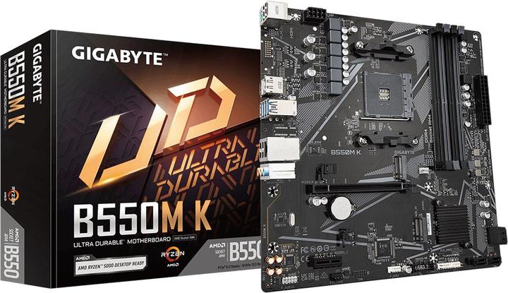 Gigabyte B550M K (AM4, AMD B550, Mini-ATX)