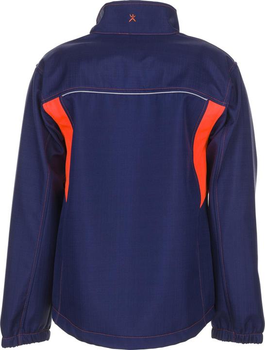 Actual product image Planam Softshell jacket Basalt Neon navy/orangeL (L)