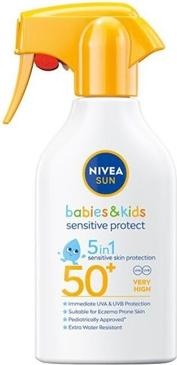 Immagine prodotto NIVEA Sun Babies & Kids Sensitive Protect Spray (Spray solare, SPF 50, 270 ml, 150 g)