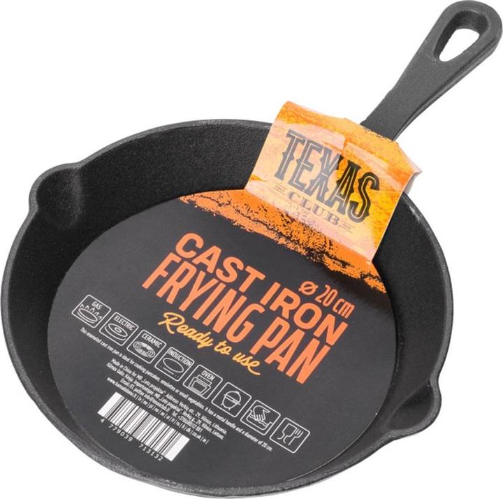 Actual product image Texas Cast iron pan (20 cm, Frying pan, Cast iron)