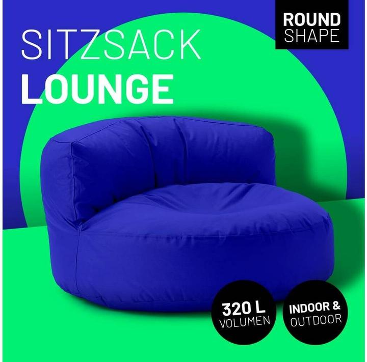Produktbild Lumaland Sitzsack-Sofa, 320 l Polyester (PES), Blau