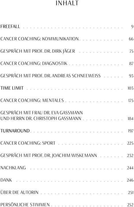 Produktbild Cancer Coaching (Deutsch, Sarah Blumenfeld, 2023)