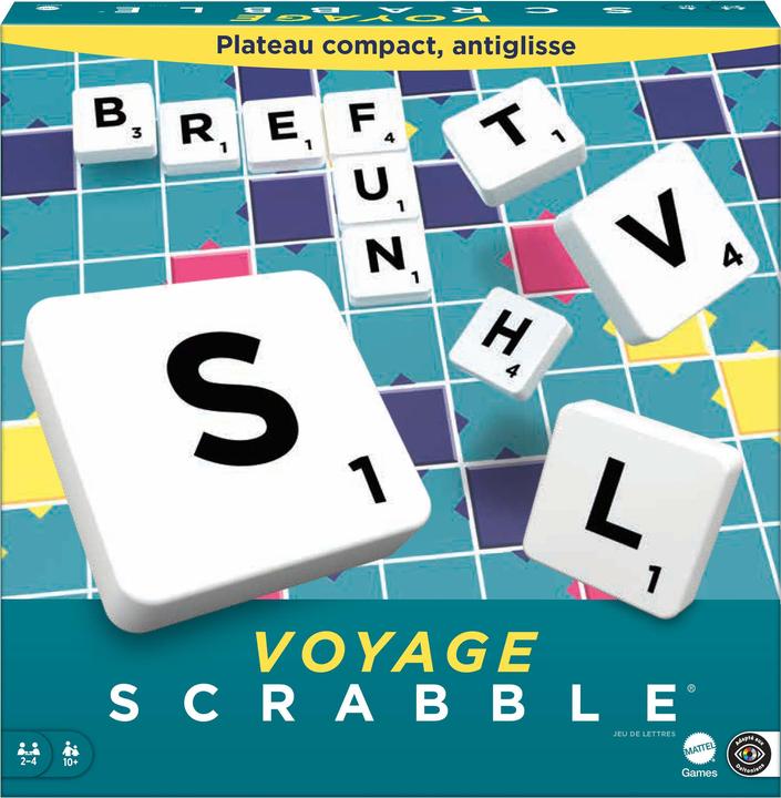 Image du produit Mattel Games Scrabble Voyage - Jeu de Société - 10 ans et + (Français)