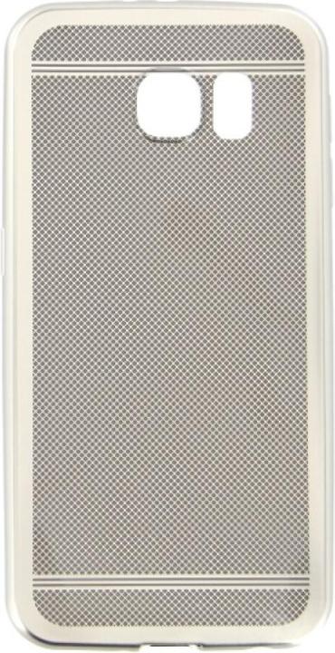 Produktbild OEM Silicone Case Classy Samsung Galaxy S6 silver (Samsung Galaxy S6)