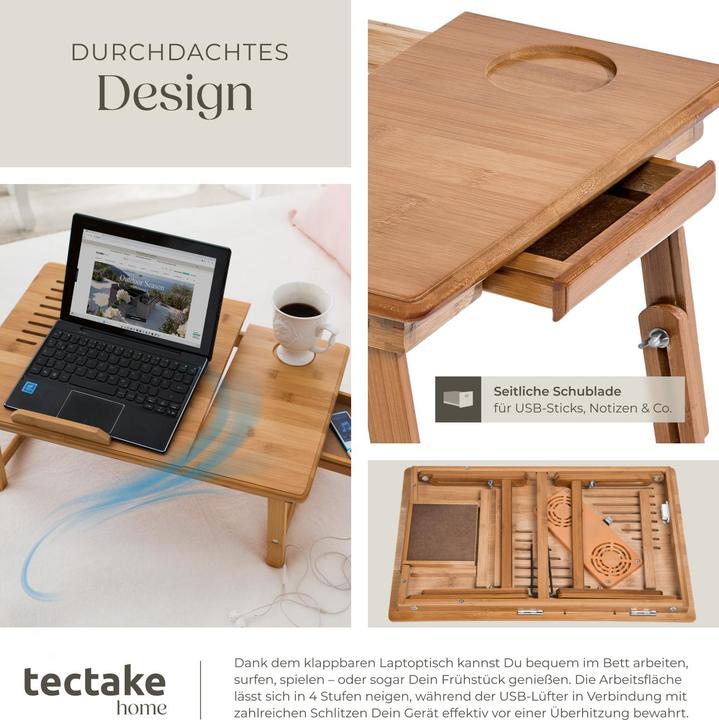 Produktbild tectake Laptoptisch