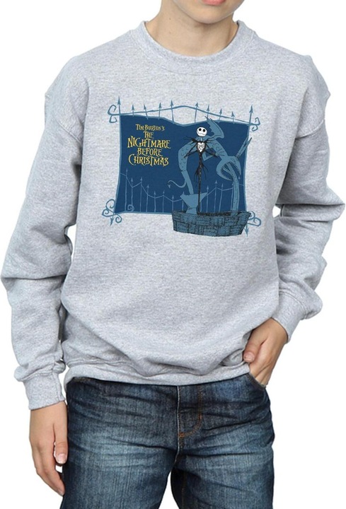 Immagine prodotto Disney Nightmare Before Christmas Jack And The Well Felpa Ragazzi (152, 158)