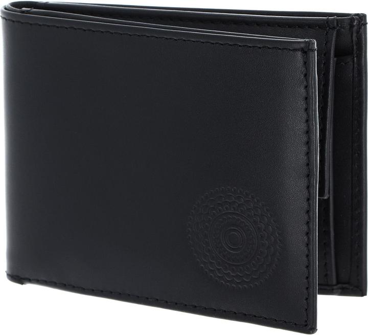 Circle Bloom Embossed Black