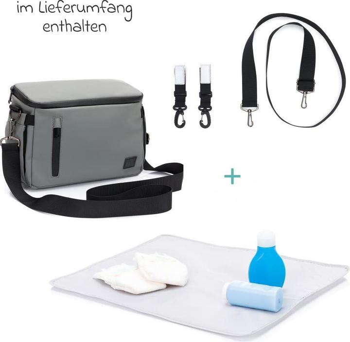 Produktbild Fillikid Kinderwagentaschen Kinderwagen-Organizer Larvik mit viel Stauraum inkl.