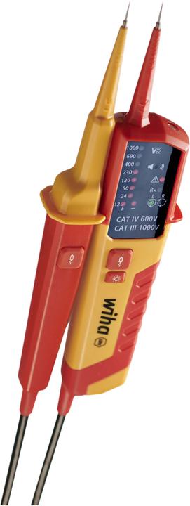 Produktbild Wiha Spannungs- und Durchgangsprüfer (CAT IV 600V, CAT III)