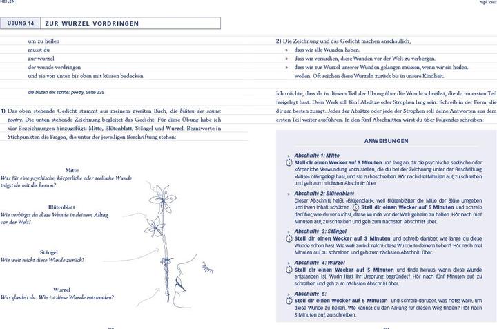 Produktbild Healing Through Words (Deutsch, Rupi Kaur, 2023)