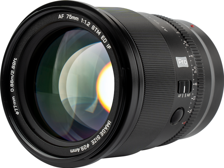 Image du produit Viltrox AF 75mm F/1.2 Nikon Z (Nikon Z, APS-C / DX)
