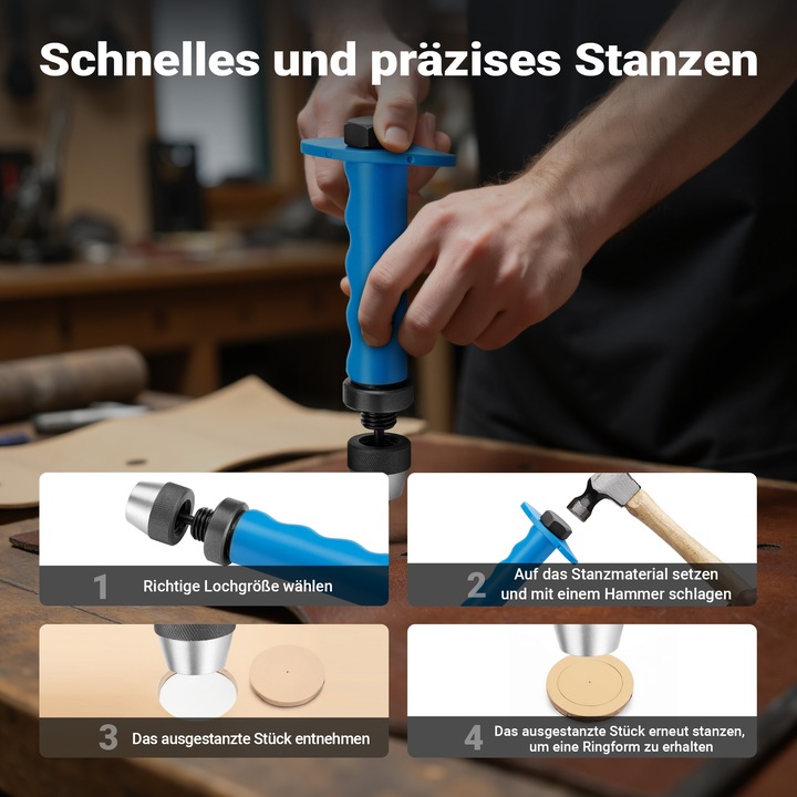 Immagine prodotto Wiltec Lochstanzer-Set