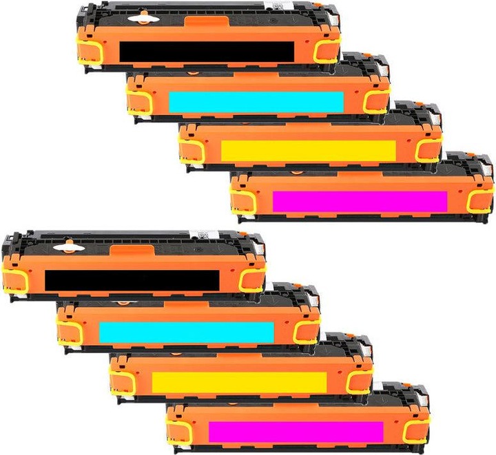 Image du produit Hermex Cartouches de toner HP Color LaserJet 2840 AiO compatibles (M, C, CF, Y)
