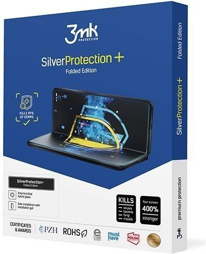 Produktbild 3MK SilverProtect Folded Edition Oppo Find N2 Flip Folia Antymikrobowa montowana na mokro (1 Stk., Oppo Find N2 Flip)