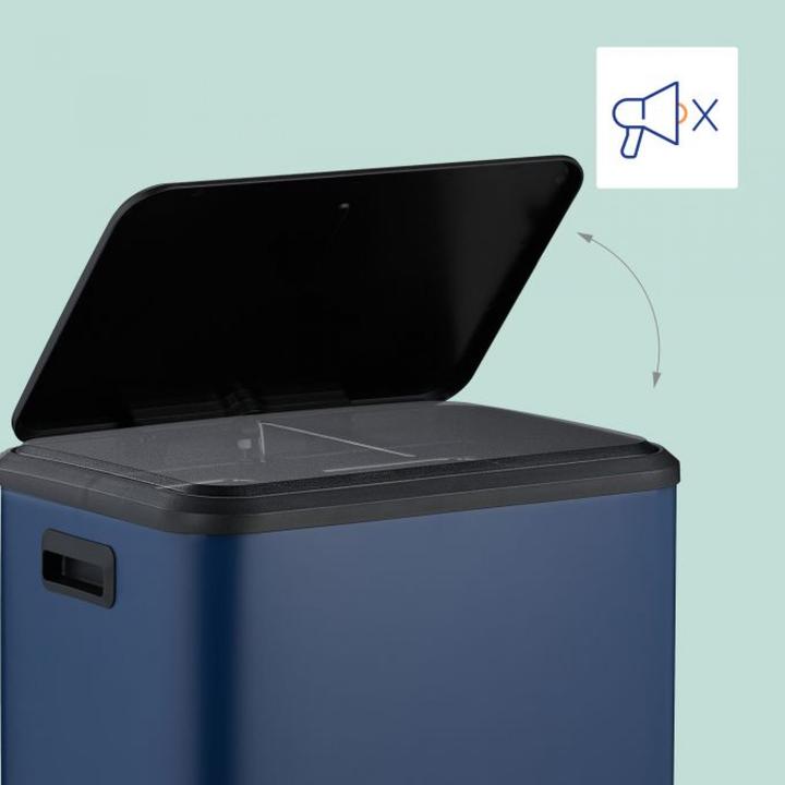 Produktbild Relaxdays Mülleimer mit 2 Fächern 2 x 15 Liter (30 l)