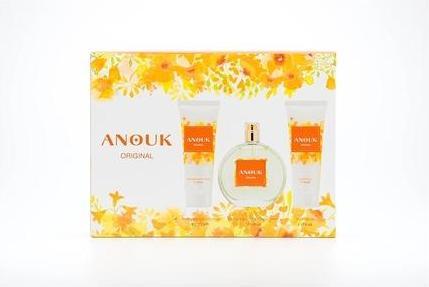 Image du produit Anouk Parfum Original 100ml + Gel Douche 75ml + Lait Corporel 75ml Coffret Femme Floral Fr (Set parfum)