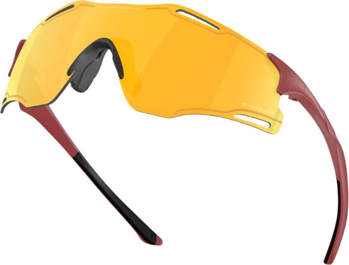 Actual product image Oakley Cybr Zero (MATTE IRON RED, Prizm 24k)