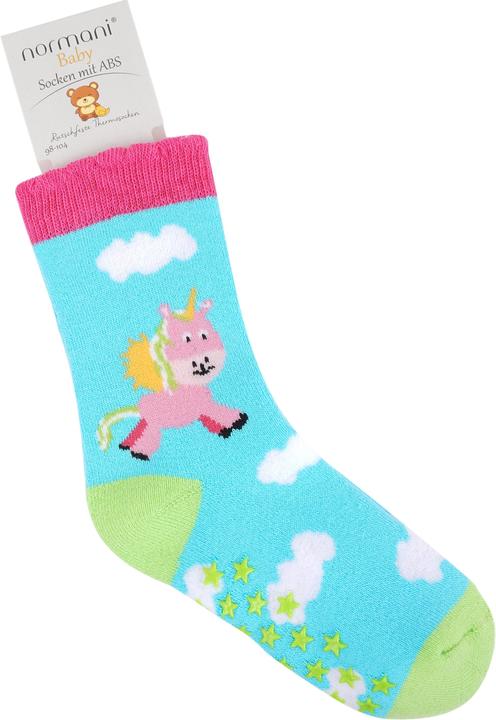 Produktbild Normani 3 Paar Kindersocken mit ABS-Druck (3er Pack, 74/80)