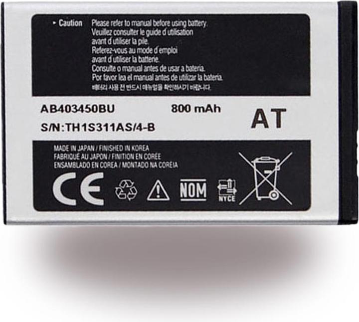 Immagine prodotto Samsung AB553446BU - Batteria - Li-Ion - 1000 mAh (Accumulatore di carica elettrica, Samsung B2100)
