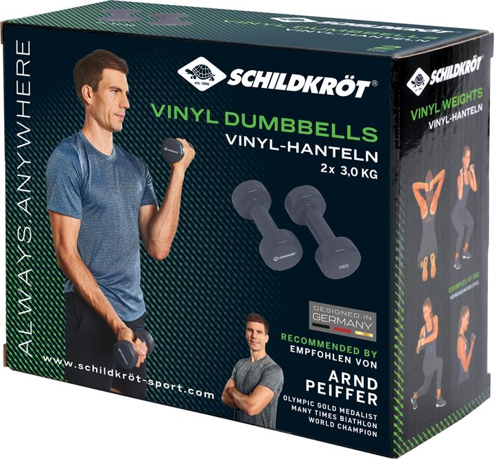 Image du produit Schildkröt Jeu d'haltères en vinyle (2 x 3 kg)