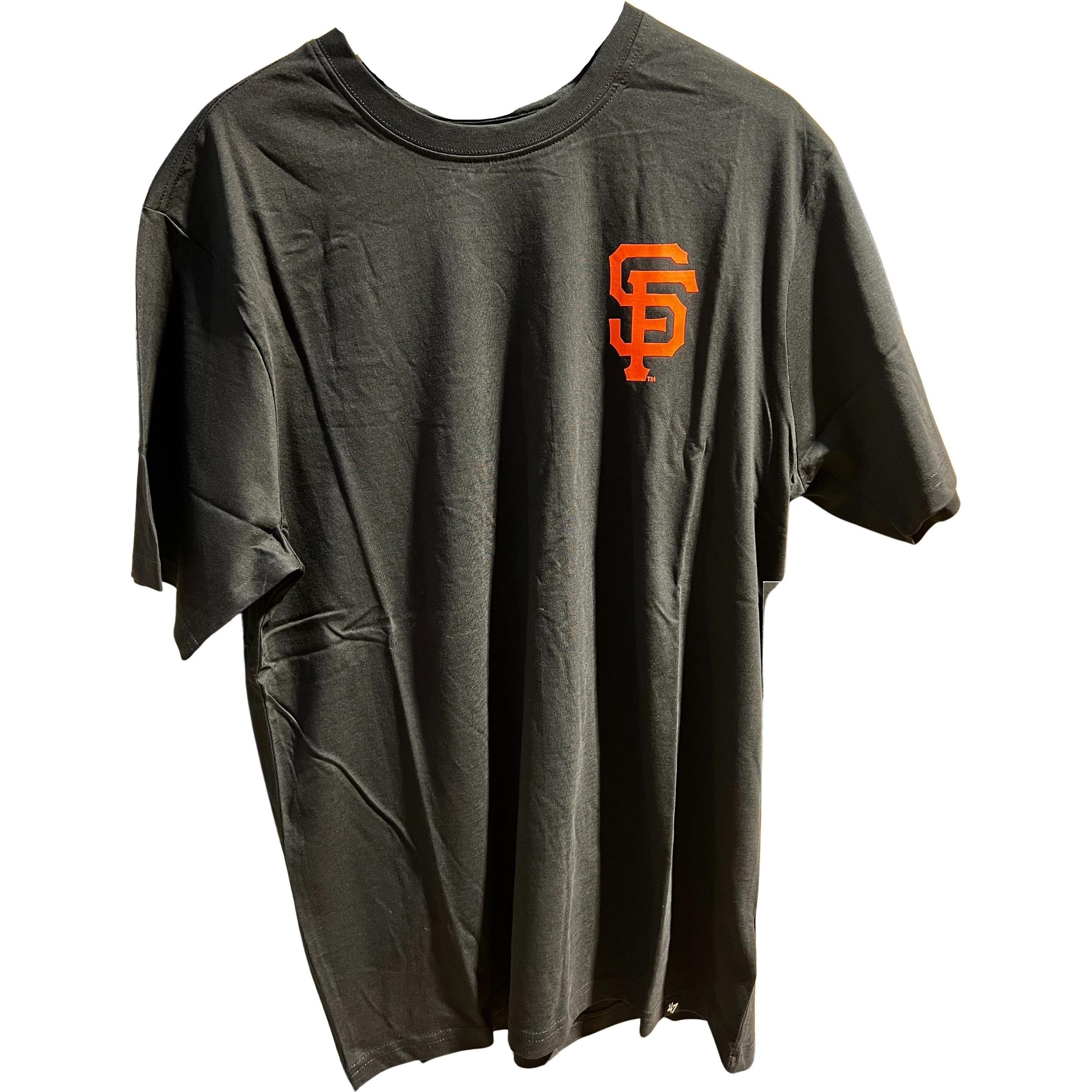 47 Brand, Herren, Shirt, t-shirt mb giants backer echo, Schwarz, (L)