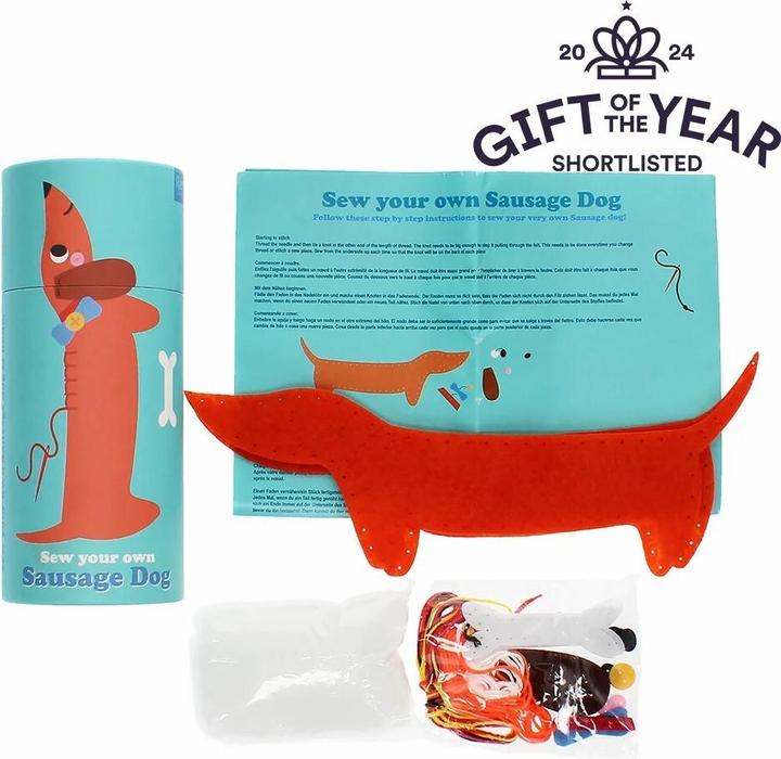 Actual product image Rex London Sew Your Own Sausage Dog (Multilingual)