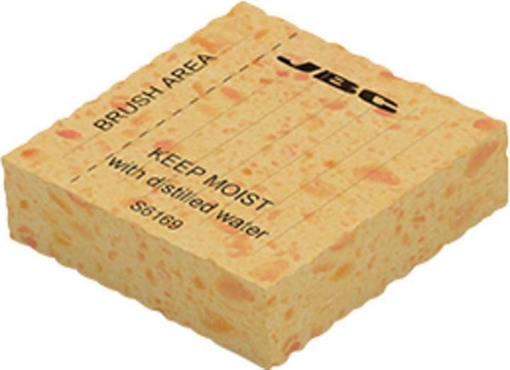 Actual product image JBC Soldering tip cleaning sponge, S6169/without hole, 58 x 58 mm