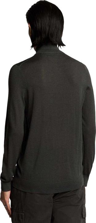 Produktbild Lyle and Scott Eagle Merino Pullover mit kurzem Reissverschluss (M)
