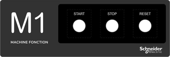 Actual product image Schneider Electric Labelling field 300x100mm for sticking on with labelling