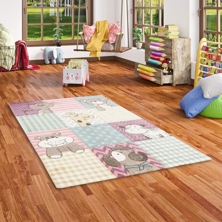 Produktbild Pergamon Kinder Teppich Maui Kids Kinderzoo (200 x 140 cm)