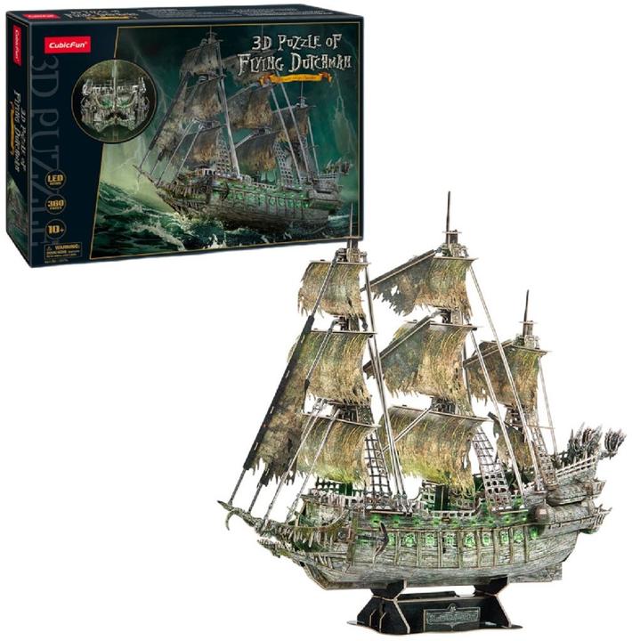 Actual product image Cubicfun CUBIC FUN 3D jigsaw with LED "Flying Dutchman" (360 pieces)
