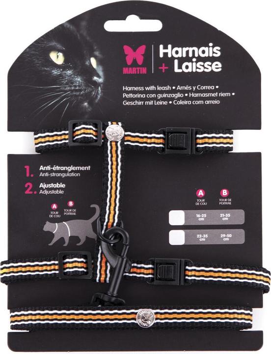 Produktbild Martin Sellier Leinen und Geschirre für Katzen (One Size, Katze, Allgemein, Spazieren)