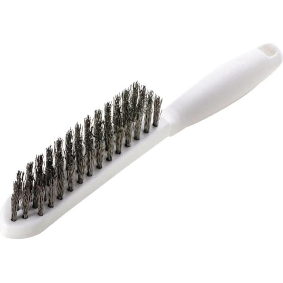 Lessmann, Schleifmittel, Drahtbürste Länge 285 mm 0,35 mm VA-Stahldraht gewellt 4-reihig (0,35 mm)