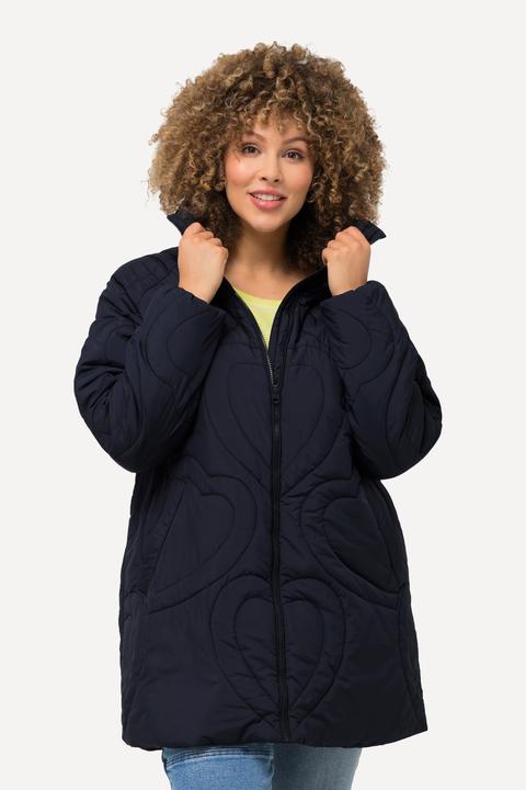 Produktbild Ulla Popken HYPRAR Funktions-Steppjacke, Herzen, wasserabweisend (46, 48)