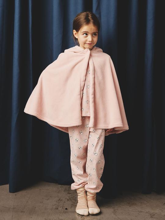 Actual product image Vertbaudet Mädchen Schlafanzug-Set: Cape mit Katzenohren, Shirt & Hose KATZE (128)