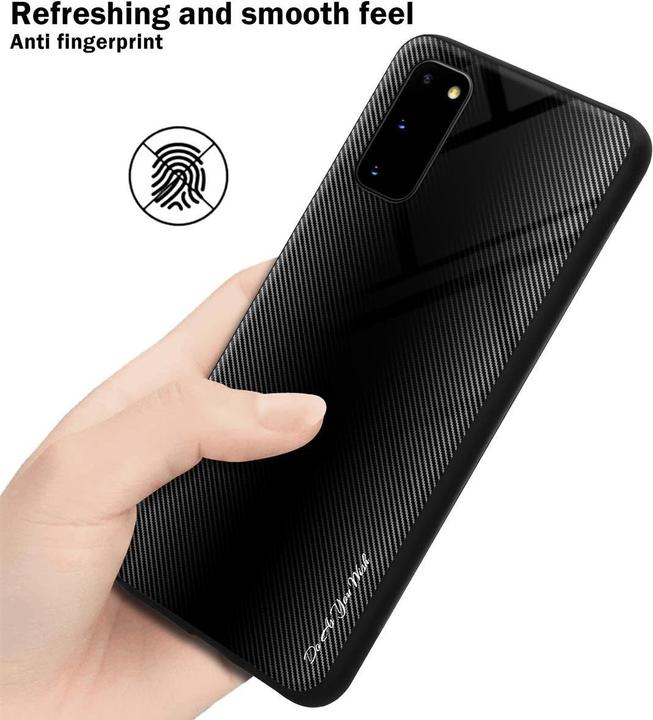 Image du produit Cadorabo TPU Couverture en verre rayé (Samsung Galaxy S20+)