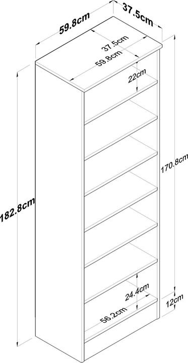 Image du produit Skye Decor Tessa (60 x 183 x 37,5 cm)