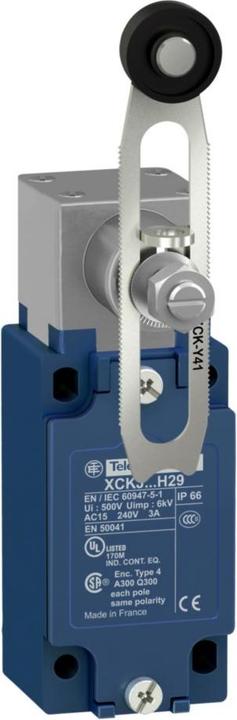 Produktbild TE Sensors Endschalter einstellb Rollen-Hebel