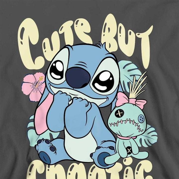 Produktbild Lilo & Stitch Cute But Chaotic Sweatshirt Rundhalsausschnitt (M)