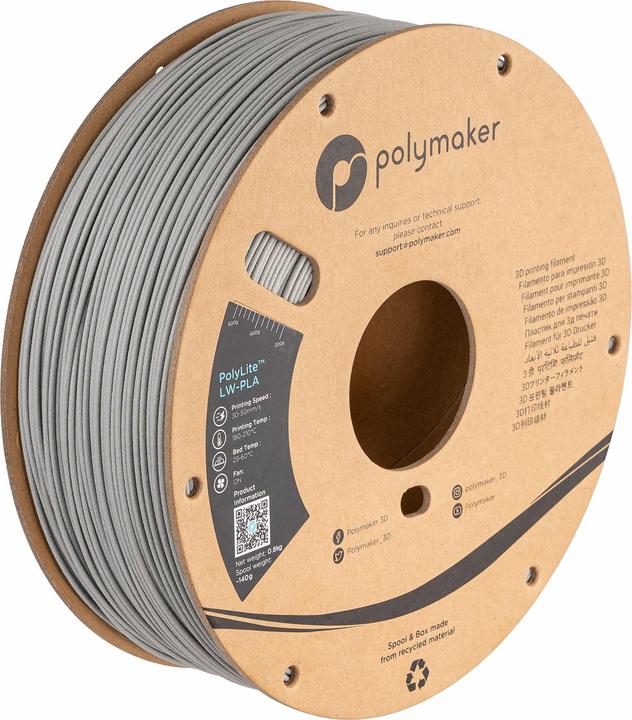 Actual product image Polymaker PolyLite LW-PLA (800 g)