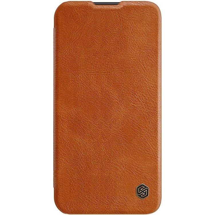 Nillkin Qin Pro Leather Case Galaxy S23 (Samsung Galaxy S23), Smartphone Hülle, Braun